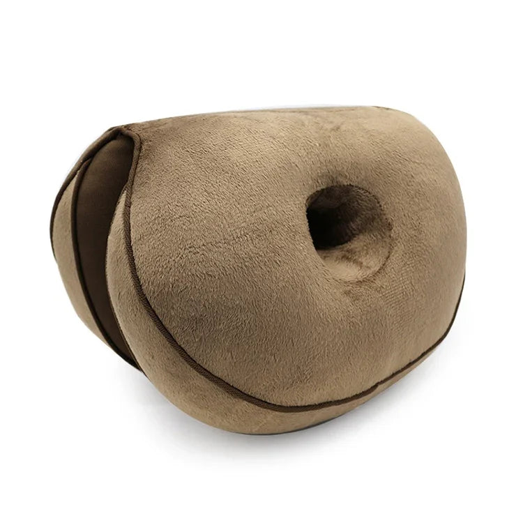 Coussin Multifonctionnel en Mousse à Mémoire de Forme Double Confort pour Siège, Rehausseur de Hanches, Coussin en Latex pour Beau Fessier