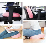 Coussin Multifonctionnel en Mousse à Mémoire de Forme Double Confort pour Siège, Rehausseur de Hanches, Coussin en Latex pour Beau Fessier