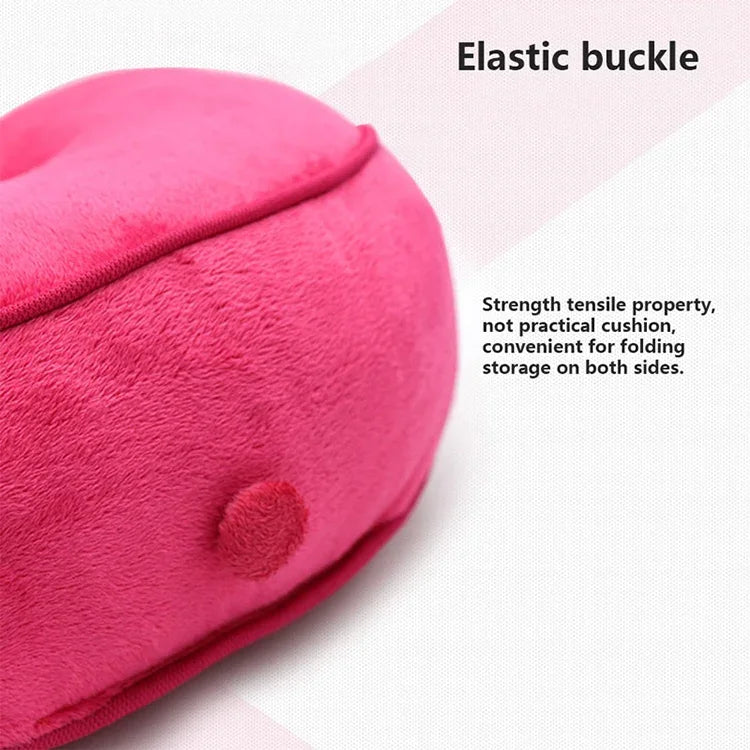 Coussin Multifonctionnel en Mousse à Mémoire de Forme Double Confort pour Siège, Rehausseur de Hanches, Coussin en Latex pour Beau Fessier