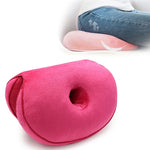 Coussin Multifonctionnel en Mousse à Mémoire de Forme Double Confort pour Siège, Rehausseur de Hanches, Coussin en Latex pour Beau Fessier