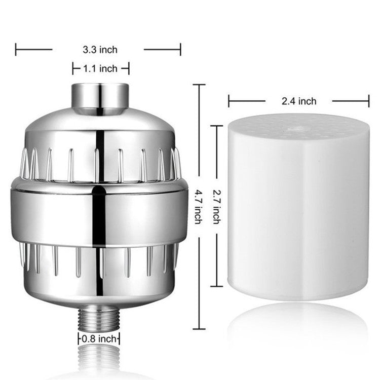 Filtre de douche de salle de bain 10-15 couches au charbon actif, purificateur d'eau pour la douche, filtre au charbon actif