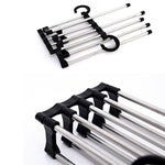 Porte-pantalon magique télescopique pliable multifonctionnel 5 en 1, Porte-vêtements télescopique 5 en 1