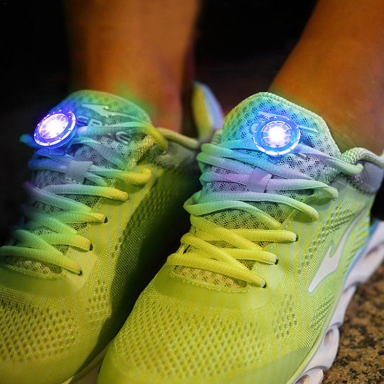 Lampe clip chaussure LED mini lampe clip lumière d'avertissement pour course nocturne extérieure, 10 pièces