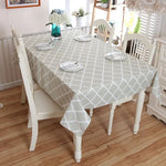 Nappe en Coton avec Motif Géométrique losange Gris, 60x60cm, 70x70cm, 90x90cm, 100x140cm, 120x120cm, 140x140cm, 90x150cm, 140x160cm, 120x160cm, 140x180cm, 130x180cm, 140x200cm, 140x220cm, 140x250cm