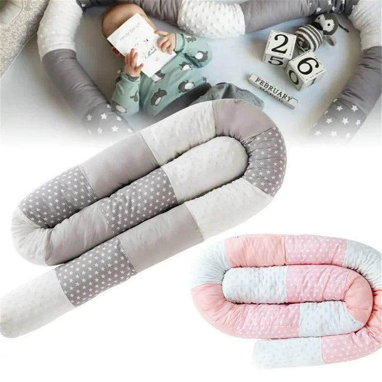 Pare-chocs de lit cylindrique anti-collision « Star Matching » universel quatre saisons