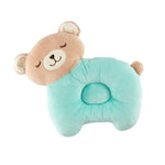 Oreiller de protection de la tête en coton de dessin animé pour bébé, respirant, lavable et anti-morsure