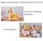 Oreiller de protection de la tête en coton de dessin animé pour bébé, respirant, lavable et anti-morsure