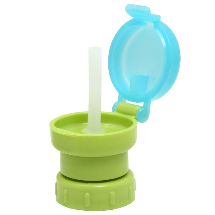 Bouchon de remplacement de paille anti-débordement et anti-écrasement pour bouteilles portables pour enfants, vert, rouge, bleu