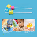 Bouchon de remplacement de paille anti-débordement et anti-écrasement pour bouteilles portables pour enfants, vert, rouge, bleu