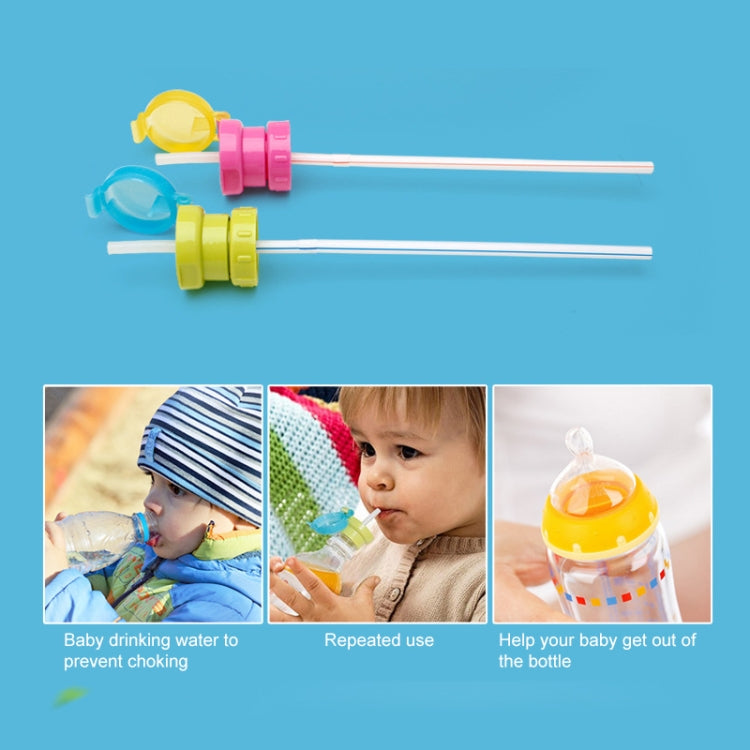 Bouchon de remplacement de paille anti-débordement et anti-écrasement pour bouteilles portables pour enfants, vert, rouge, bleu