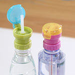 Bouchon de remplacement de paille anti-débordement et anti-écrasement pour bouteilles portables pour enfants, vert, rouge, bleu