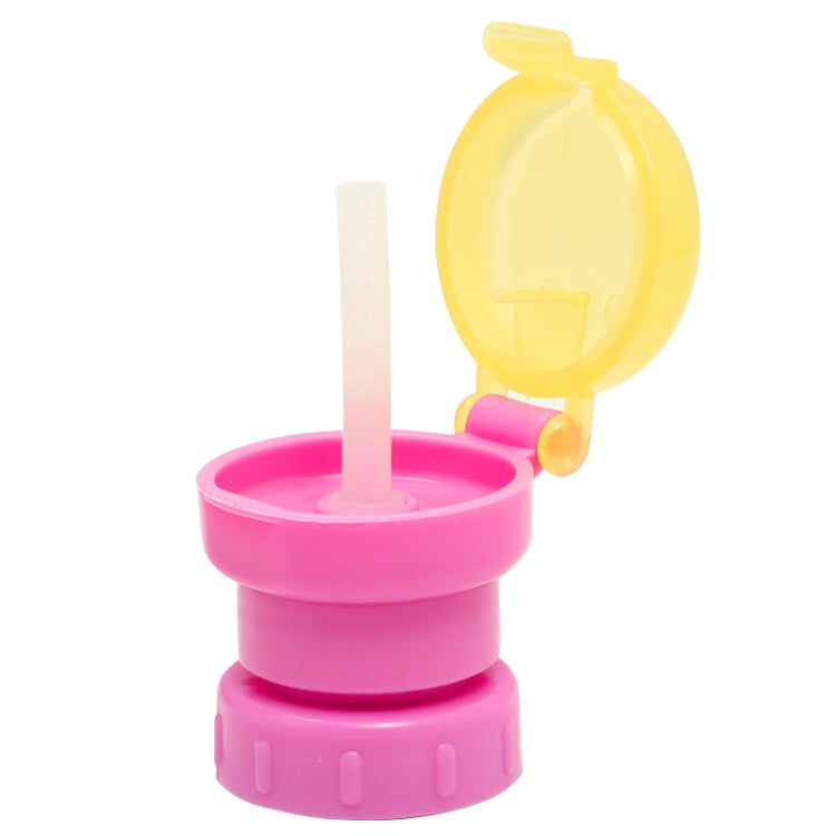Bouchon de remplacement de paille anti-débordement et anti-écrasement pour bouteilles portables pour enfants, vert, rouge, bleu
