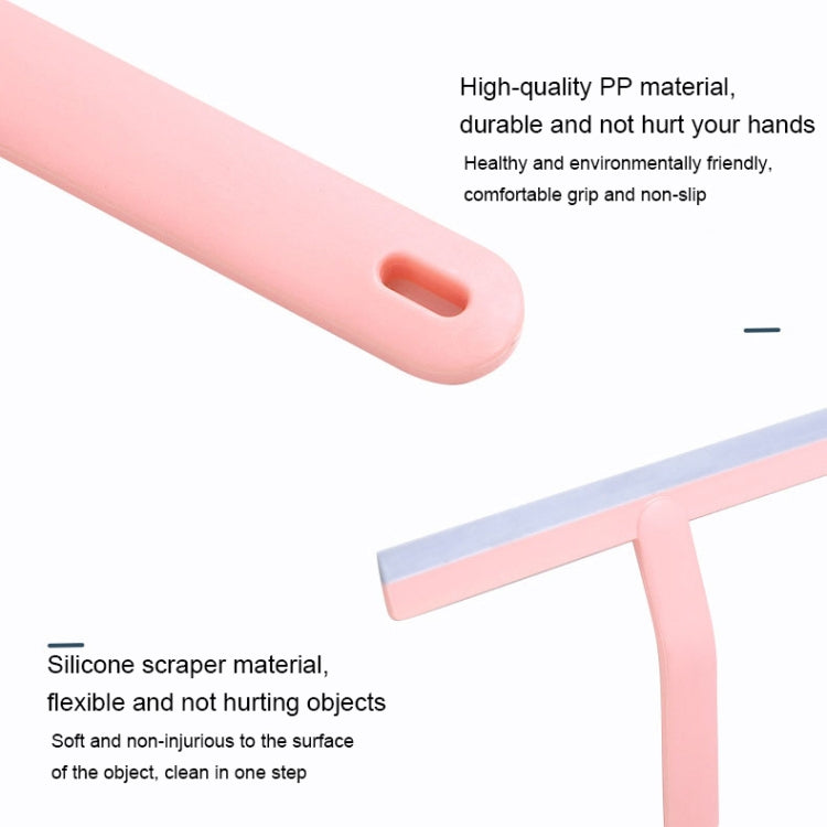 Essuie-glace en plastique souple pour bureau, maison, salle de bain, sol, verre, outil de nettoyage, 5 pièces blanc clair de lune, 5 pièces phosphore, 5 pièces vert minuit, bleu violet
