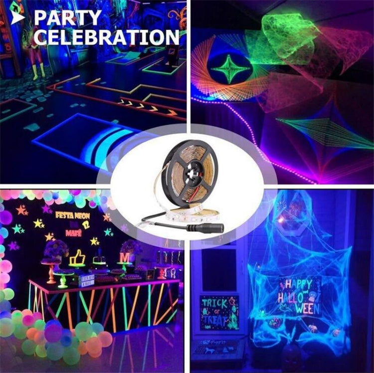 Bande lumineuse LED 2835 SMD UV violet, lampe décorative, étanche 5m, étanche 10m, carte nue 5m, carte nue 10m