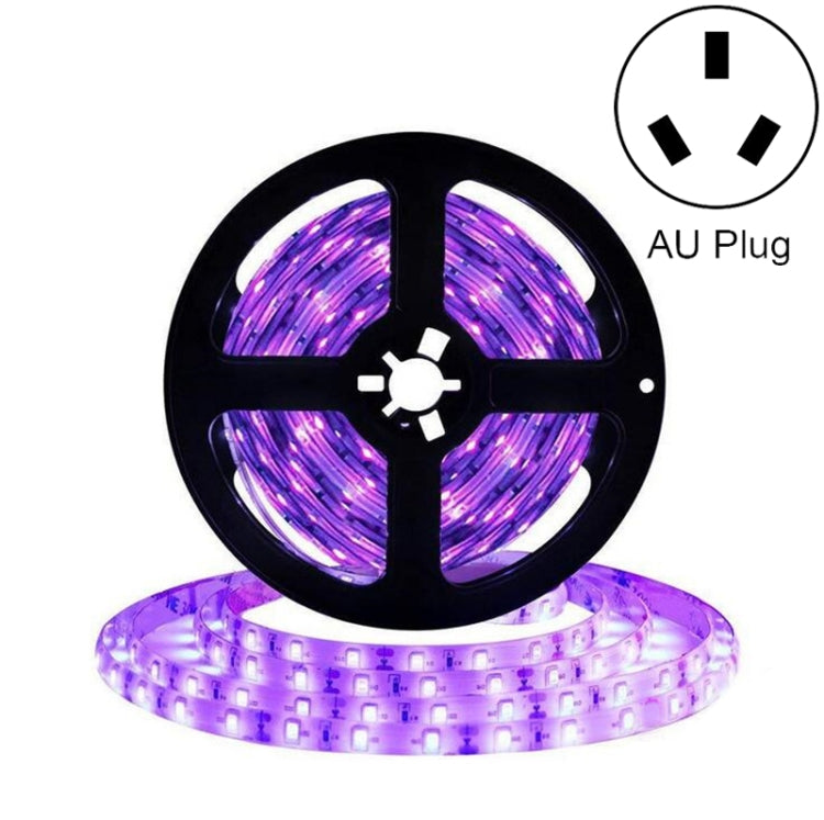 Bande lumineuse LED 2835 SMD UV violet, lampe décorative, étanche 5m, étanche 10m, carte nue 5m, carte nue 10m
