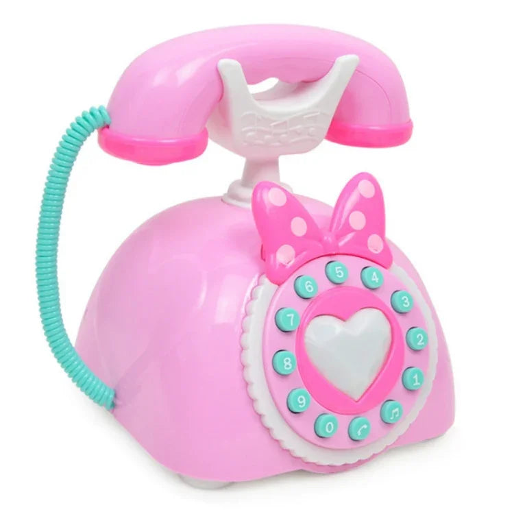 Jeu de simulation pour enfant, téléphone rétro, musique lumineuse, dessin animé, puzzle musical, jouet éducatif précoce