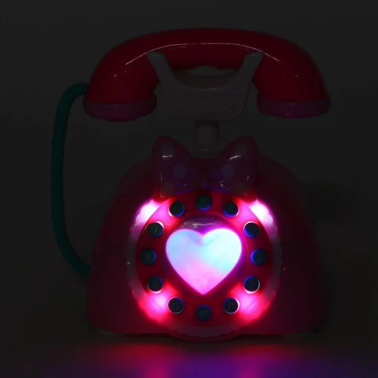 Jeu de simulation pour enfant, téléphone rétro, musique lumineuse, dessin animé, puzzle musical, jouet éducatif précoce