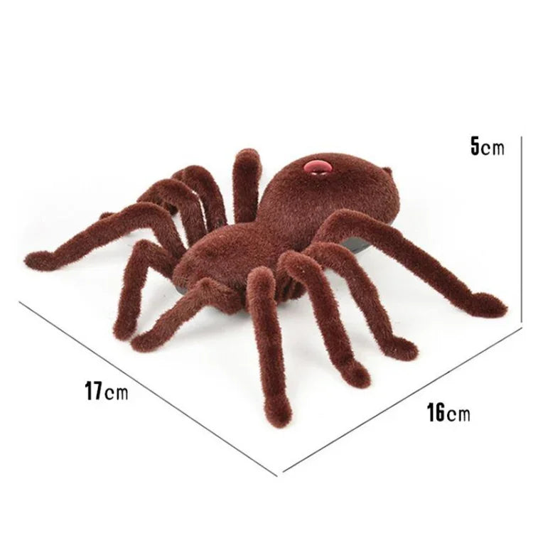 Modèle d'araignée de simulation avec télécommande infrarouge, jouet électrique pour animaux, modèle d'araignée de simulation