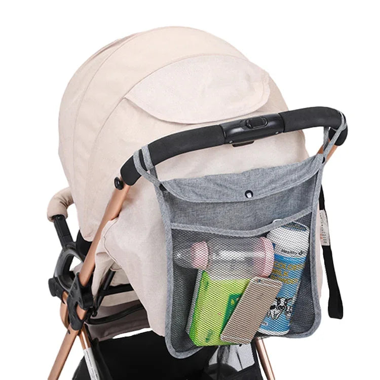 Sac de rangement en filet universel pour poussette de bébé