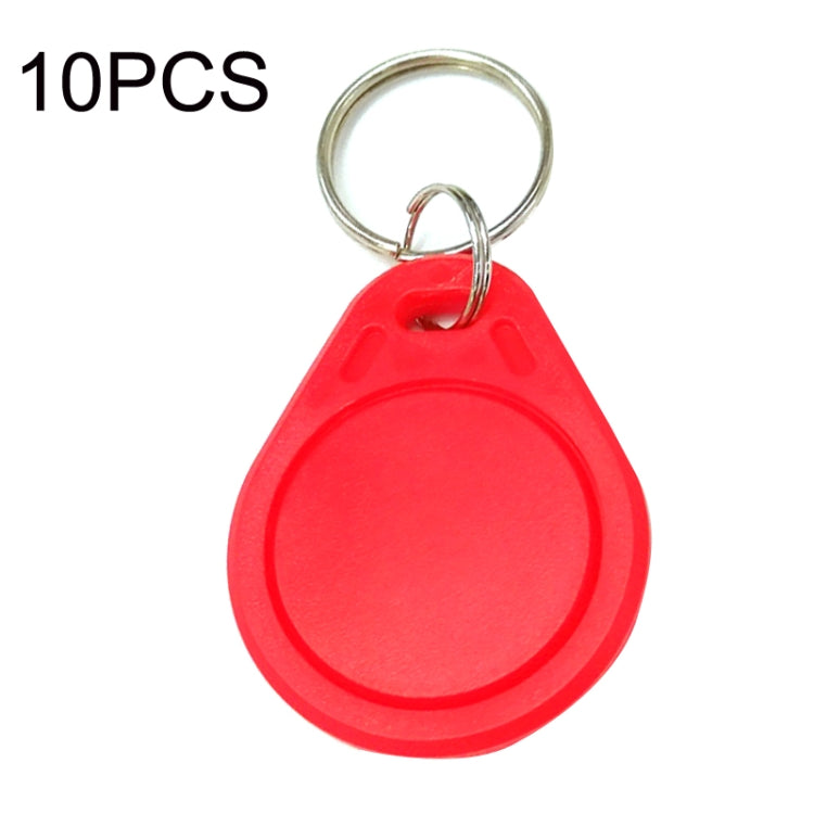 10 cartes de contrôle d'accès IC compatibles M1 Fudan RFID 13,56 MHz porte-clés, gris, violet, rouge, jaune, bleu, vert, noir, orange