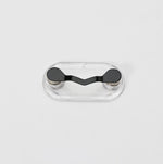 Porte-lunettes magnétique Broche magnétique Plaque de numéro Clip pour casque et lunettes, Noir, Argent, Diamant blanc, Diamant coloré