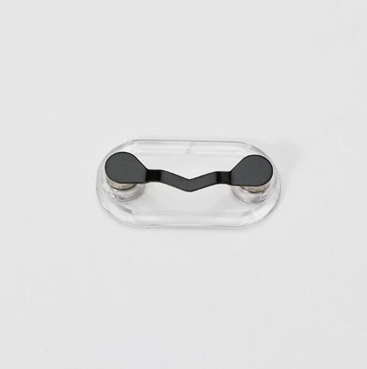Porte-lunettes magnétique Broche magnétique Plaque de numéro Clip pour casque et lunettes, Noir, Argent, Diamant blanc, Diamant coloré