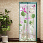 Moustiquaire de porte magnétique souple pour l'été, 90 x 210 cm, 100 x 210 cm