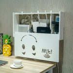 Boîte de rangement pour routeur, décodeur, décoration de meuble TV de salon, boîte de jonction, 40,5x20,5x9,5cm, 52x25x9,5cm