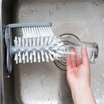 Brosse de nettoyage de tasses à ventouse pour la cuisine, brosse de nettoyage de tasses à ventouse murale