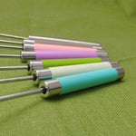 Fouet à œufs rotatif semi-automatique en acier inoxydable, 30 cm, couleur aléatoire, batteur à œufs