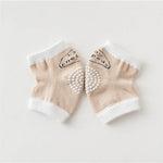 Genouillères antidérapantes en coton pour bébé, protège-genoux pour ramper