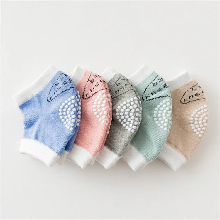 Genouillères antidérapantes en coton pour bébé, protège-genoux pour ramper
