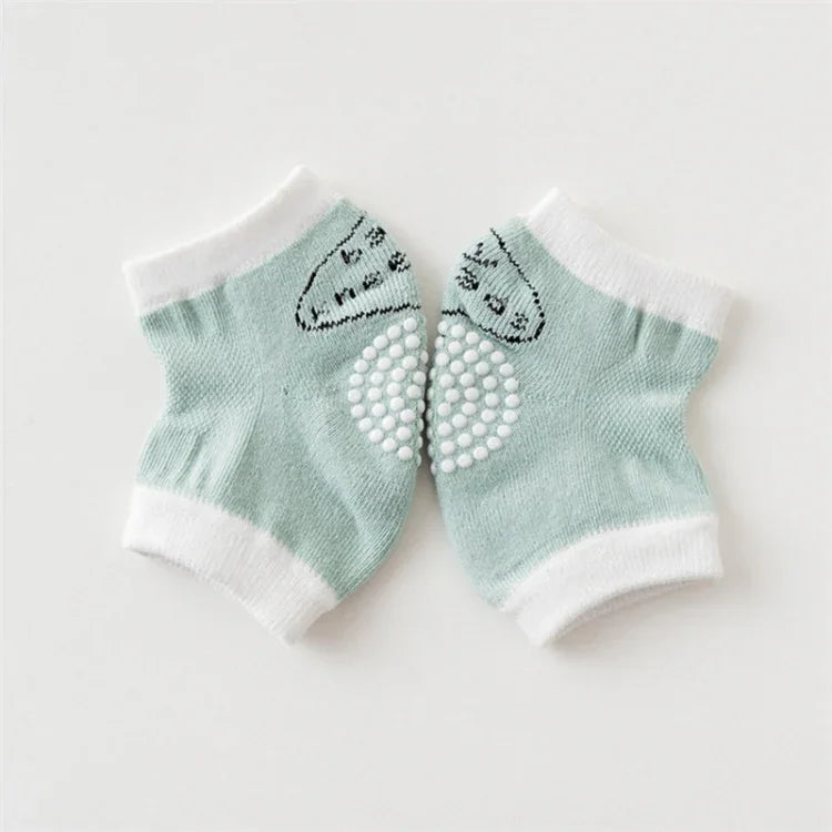 Genouillères antidérapantes en coton pour bébé, protège-genoux pour ramper