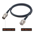 Câble adaptateur coaxial RG58 BNC femelle vers BNC mâle, BNC femelle vers BNC mâle 0,5m, BNC femelle vers BNC mâle 1m, BNC femelle vers BNC mâle 1,5m, BNC femelle vers BNC mâle 3m, BNC femelle vers BNC mâle 5m, BNC femelle vers BNC mâle 10m