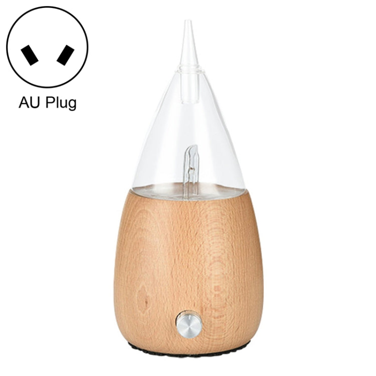 Diffuseur d'huile essentielle sans eau Spray Bois Verre Aromathérapie Humidificateur d'air, Prise AU, Prise UK, Prise EU