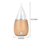 Diffuseur d'huile essentielle sans eau Spray Bois Verre Aromathérapie Humidificateur d'air, Prise AU, Prise UK, Prise EU