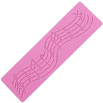2 PCS Moule en silicone pour décoration de gâteau Note Outil de gâteau en fondant Moule de cuisson DIY, Forme Note