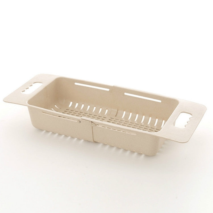 Égouttoir à vaisselle réglable Égouttoir d'évier Panier de lavage Légumes Fruits Égouttoir en plastique