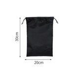 Sac de rangement de voyage portable 4 en 1 en nylon imperméable avec cordon de serrage pour vêtements, 20 cm x 30 cm, 27 cm x 34 cm, 34 cm x 39 cm, 46 cm x 57 cm