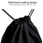 Sac de rangement de voyage portable 4 en 1 en nylon imperméable avec cordon de serrage pour vêtements, 20 cm x 30 cm, 27 cm x 34 cm, 34 cm x 39 cm, 46 cm x 57 cm