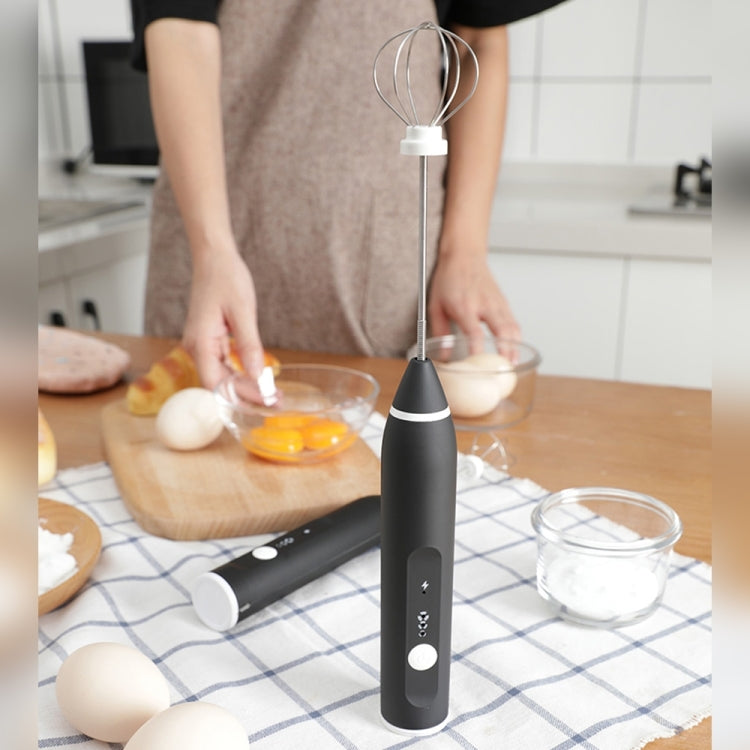 Mélangeur électrique portatif à œufs, mousseur à lait et café, mini-mélangeur à main en acier inoxydable, mélangeur à main