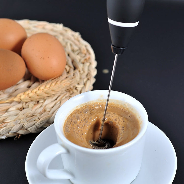 Mélangeur électrique portatif à œufs, mousseur à lait et café, mini-mélangeur à main en acier inoxydable, mélangeur à main