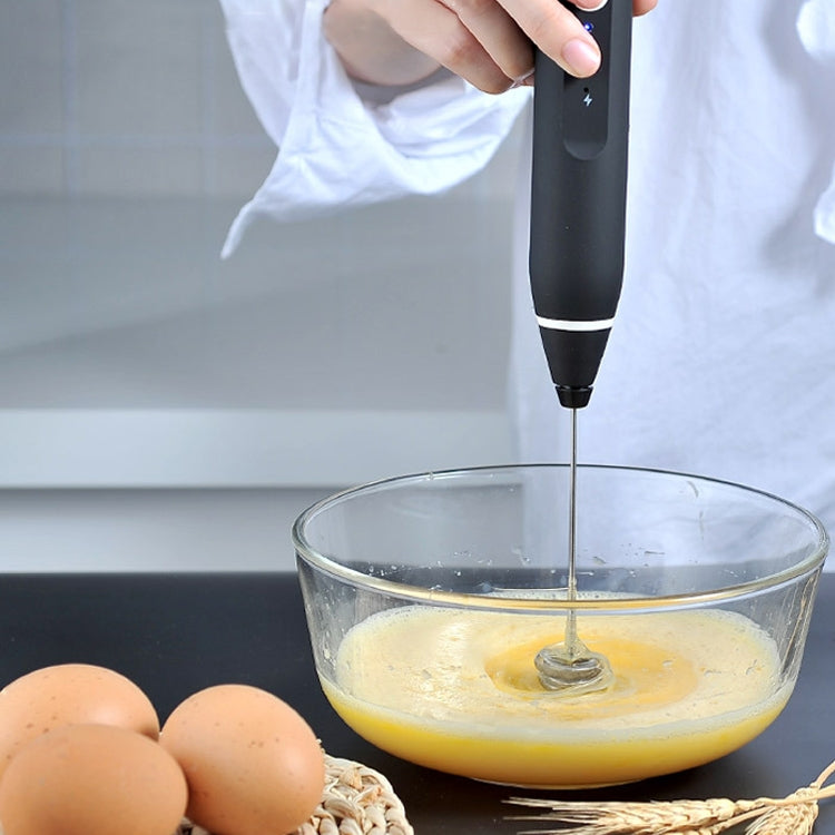 Mélangeur électrique portatif à œufs, mousseur à lait et café, mini-mélangeur à main en acier inoxydable, mélangeur à main