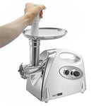 Hachoir à viande électrique multifonctionnel en acier inoxydable MGB -120A 250W pour usage domestique, avec fonction de torsion de saucisse, MGB -120A Noir