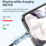 Câble de données de charge rapide magnétique rotatif à 540 degrés CC57, 1m + 8Pin + Rouge, 2m + 8Pin + Rouge, 1m + 8Pin + Noir, 2m + 8Pin + Noir