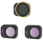 Filtres JSR pour appareil photo Mini 3 Pro : 3 en 1 CPL + ND8 + ND16, 4 en 1 Étoile + CPL + ND8 + ND16, 4 en 1 ND8 + ND16 + ND32 + ND64, 4 en 1 ND8-PL + ND16-PL + ND32-PL + ND64-PL, 6 en 1 UV + CPL + ND8 + ND16 + ND32 + ND64