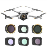 Filtres JSR pour appareil photo Mini 3 Pro : 3 en 1 CPL + ND8 + ND16, 4 en 1 Étoile + CPL + ND8 + ND16, 4 en 1 ND8 + ND16 + ND32 + ND64, 4 en 1 ND8-PL + ND16-PL + ND32-PL + ND64-PL, 6 en 1 UV + CPL + ND8 + ND16 + ND32 + ND64