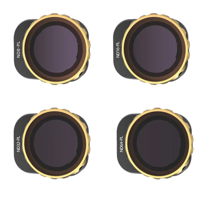 Filtres JSR pour appareil photo Mini 3 Pro : 3 en 1 CPL + ND8 + ND16, 4 en 1 Étoile + CPL + ND8 + ND16, 4 en 1 ND8 + ND16 + ND32 + ND64, 4 en 1 ND8-PL + ND16-PL + ND32-PL + ND64-PL, 6 en 1 UV + CPL + ND8 + ND16 + ND32 + ND64