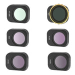 Filtres JSR pour appareil photo Mini 3 Pro : 3 en 1 CPL + ND8 + ND16, 4 en 1 Étoile + CPL + ND8 + ND16, 4 en 1 ND8 + ND16 + ND32 + ND64, 4 en 1 ND8-PL + ND16-PL + ND32-PL + ND64-PL, 6 en 1 UV + CPL + ND8 + ND16 + ND32 + ND64