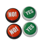 3 Pcs Jeu de quiz de connaissances pour fête, boîte sonore électronique à presser, jouet de réponse, rouge avec lumière BULLSHIT, rire et pleurer